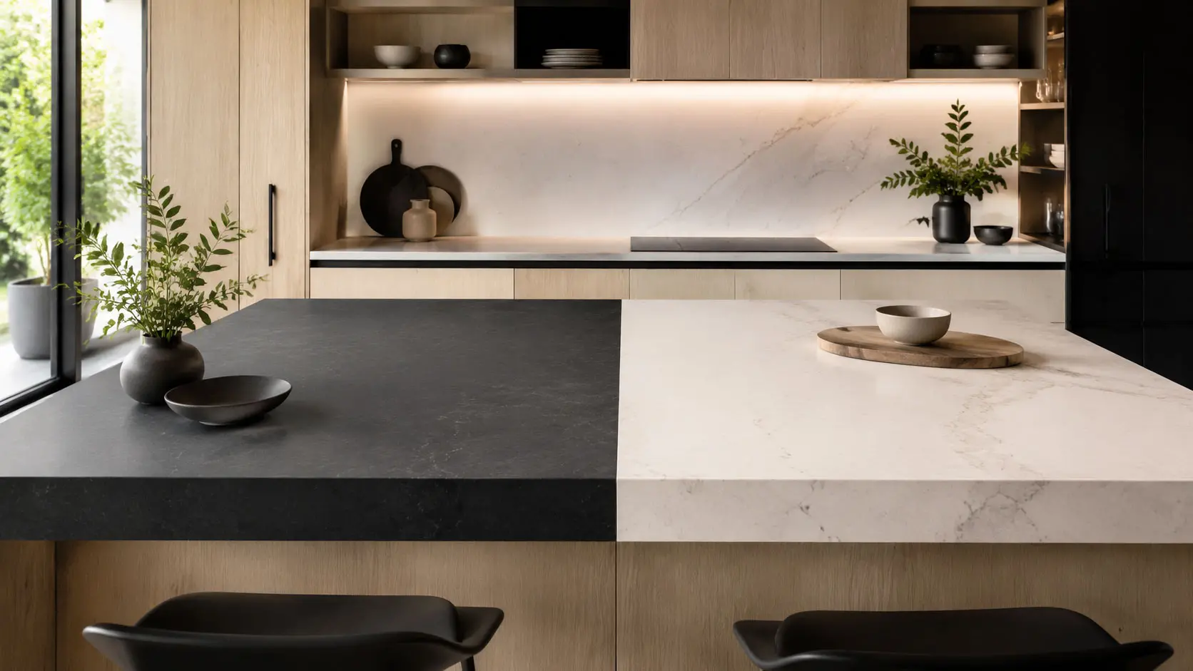 comptoir dekton et quartz